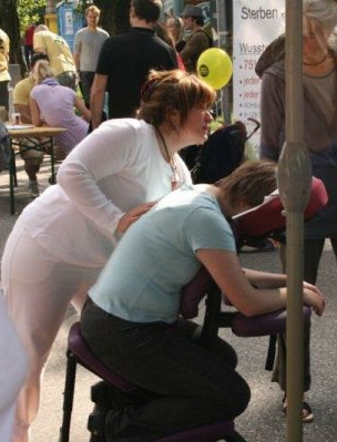 Shiatsu auf dem Streetlife Festival 2012